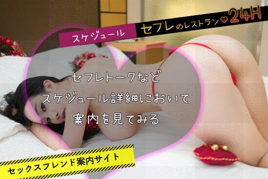 セフレトーク スケジュール セックスフレンド案内